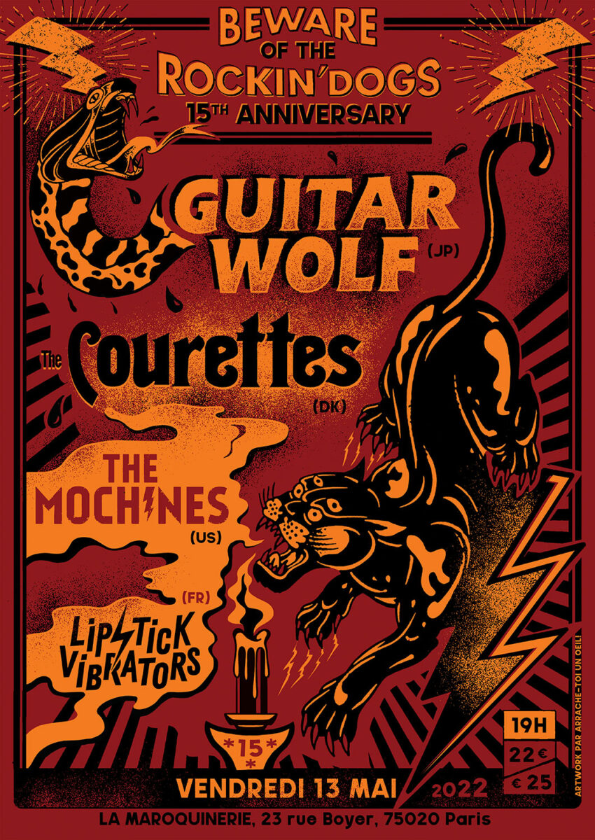 Poster du Rockin' Dogs 15th Anniversary