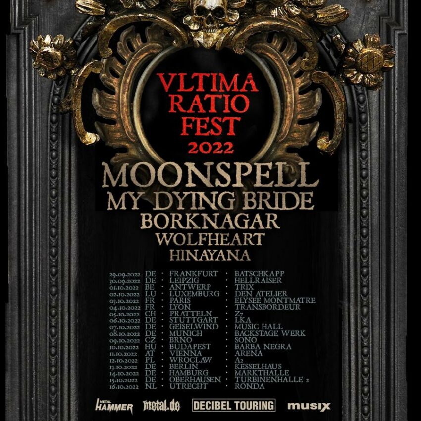 Dates de la tournée Ultima Ratio Fest 2022