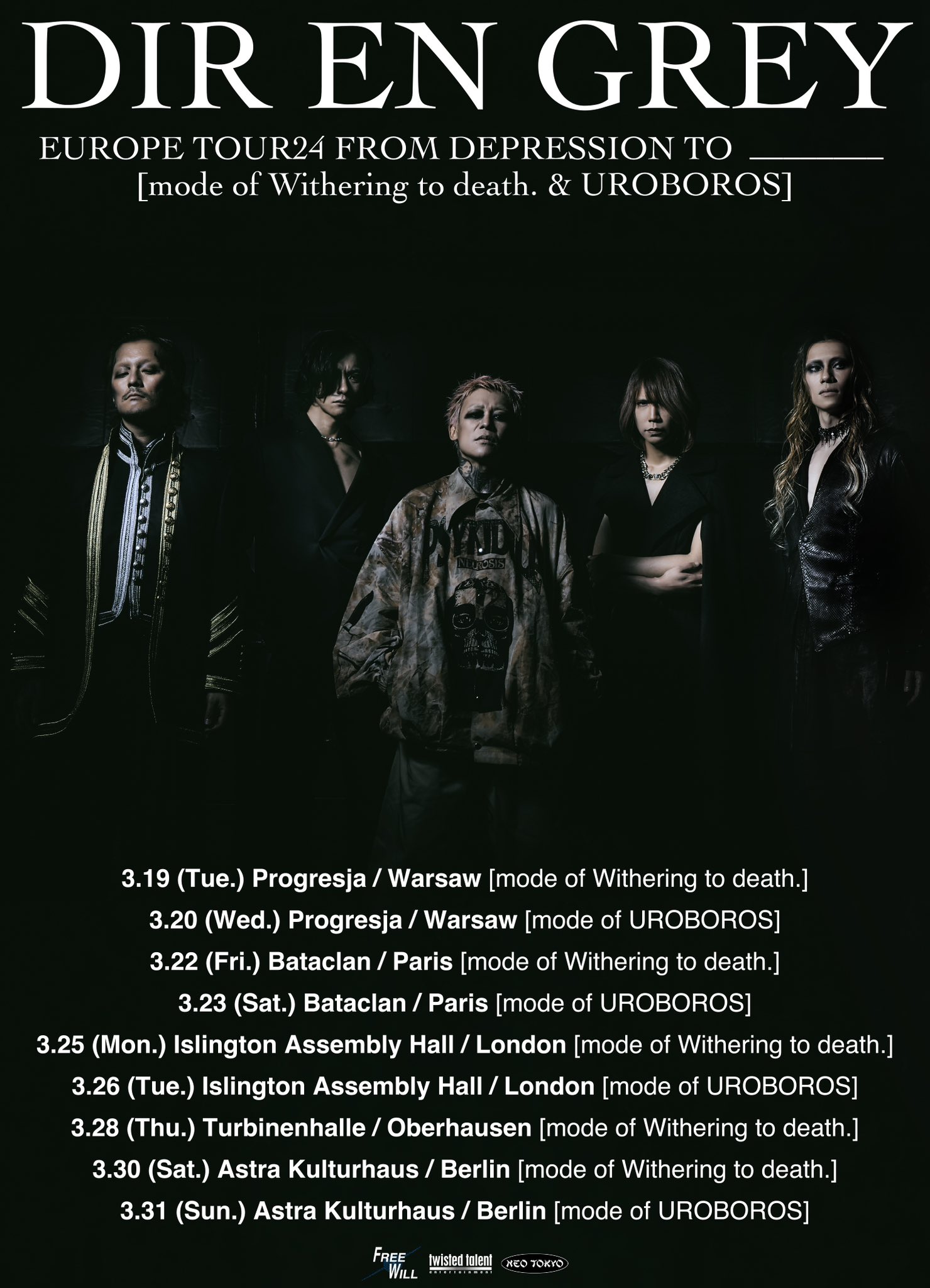 Dir en Grey tour 2024